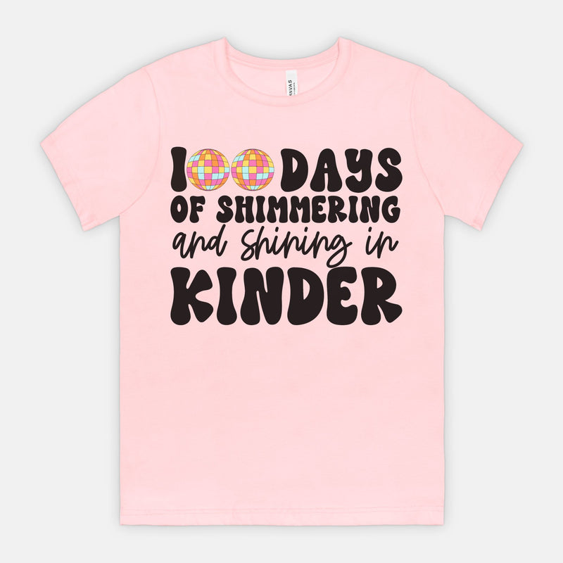 100 Days in Kinder Tee – Lipstick and Littles