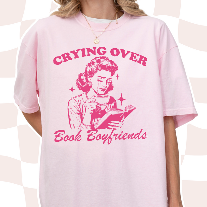 Crying Over Book Boyfriends Tee