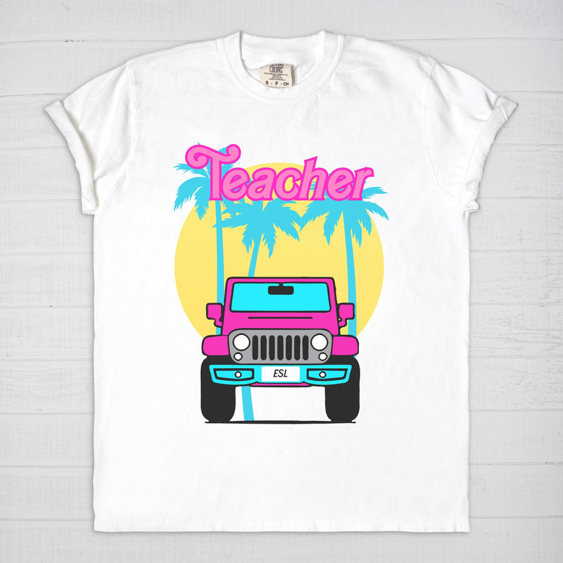 ESL Malibu Teacher Jeep Tee