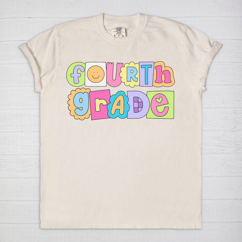 Fourth Grade Scrappy Tee