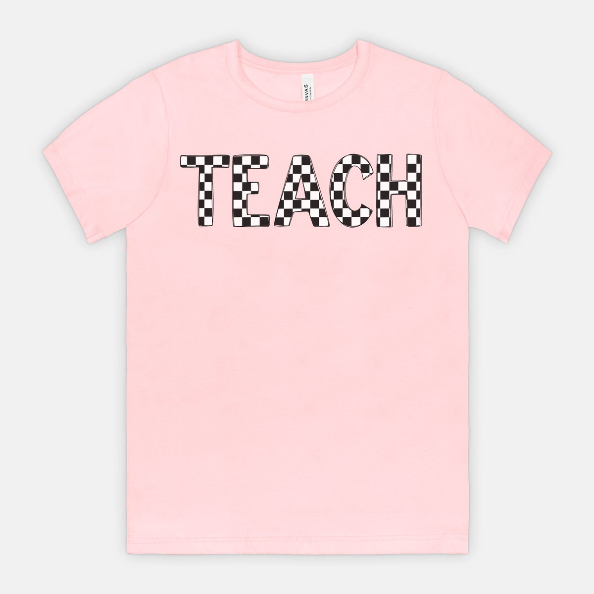 Checkered Teach Tee