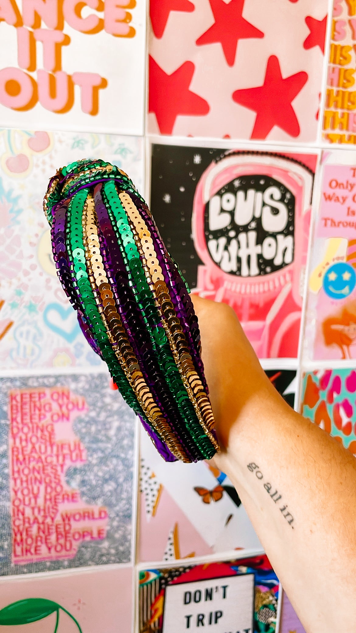 Mardi Gras Headband