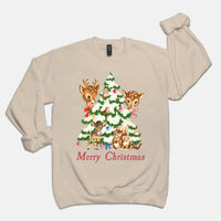 Vintage Merry Christmas Crewneck Sweatshirt