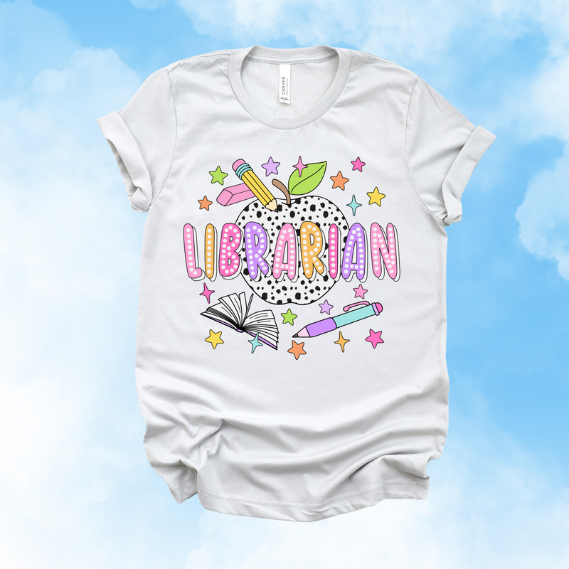 Bright + Spotty Librarian Tee