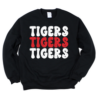 Tigers on Repeat Crewneck Sweatshirt