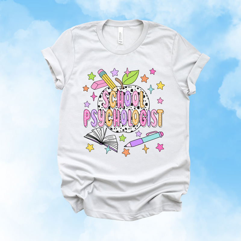 Bright + Spotty School Psychologist Tee