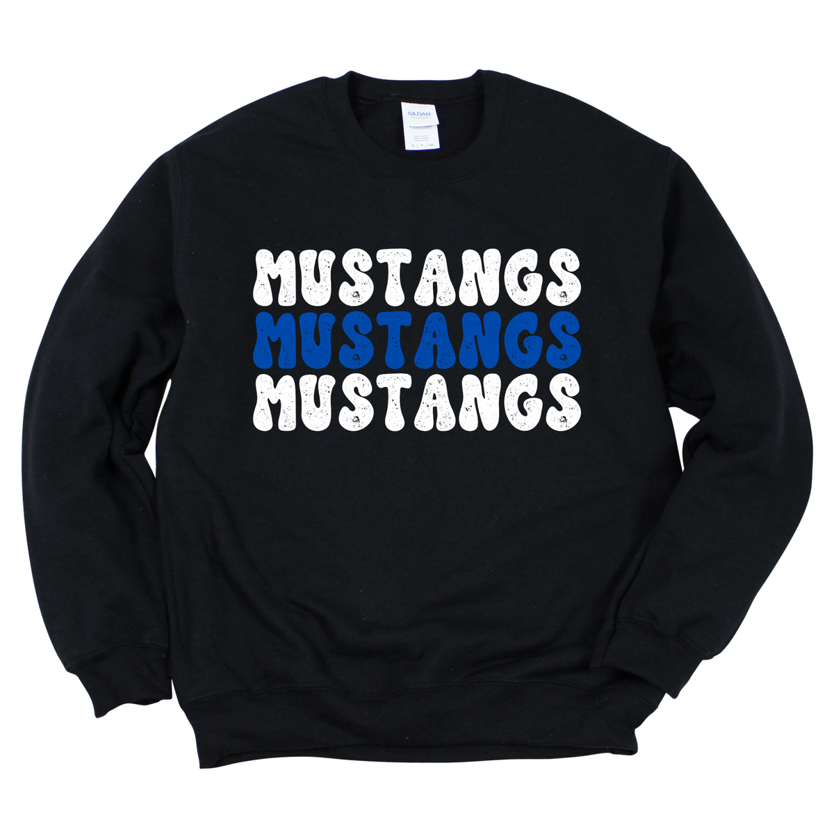 Mustangs on Repeat Crewneck Sweatshirt