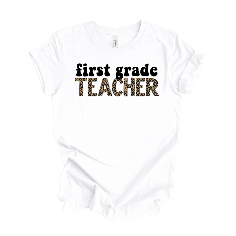 First Grade Leopard Tee