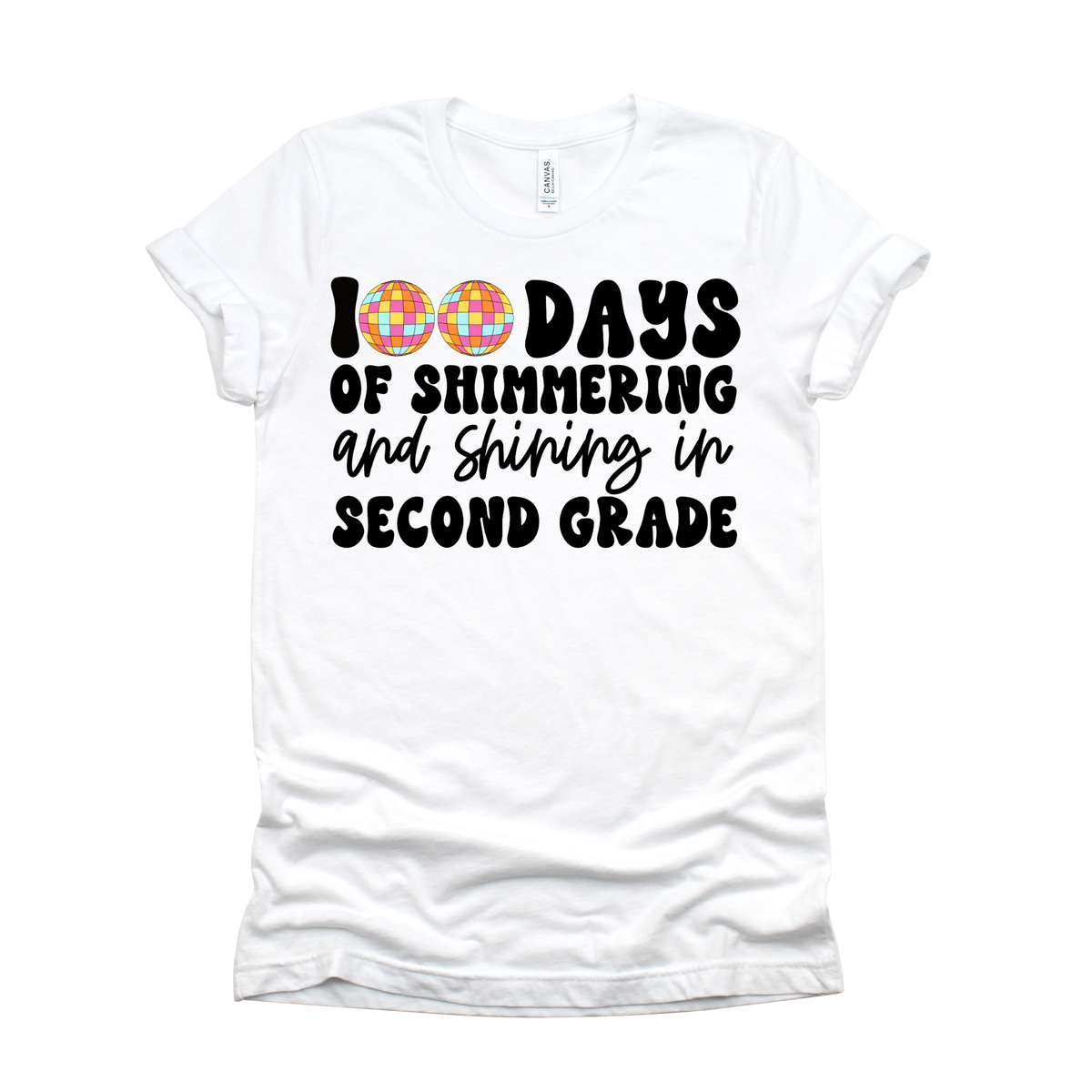 100 Days in Second Grade Tee