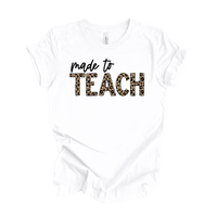 Made to Teach Leopard Tee