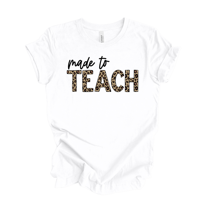 Made to Teach Leopard Tee