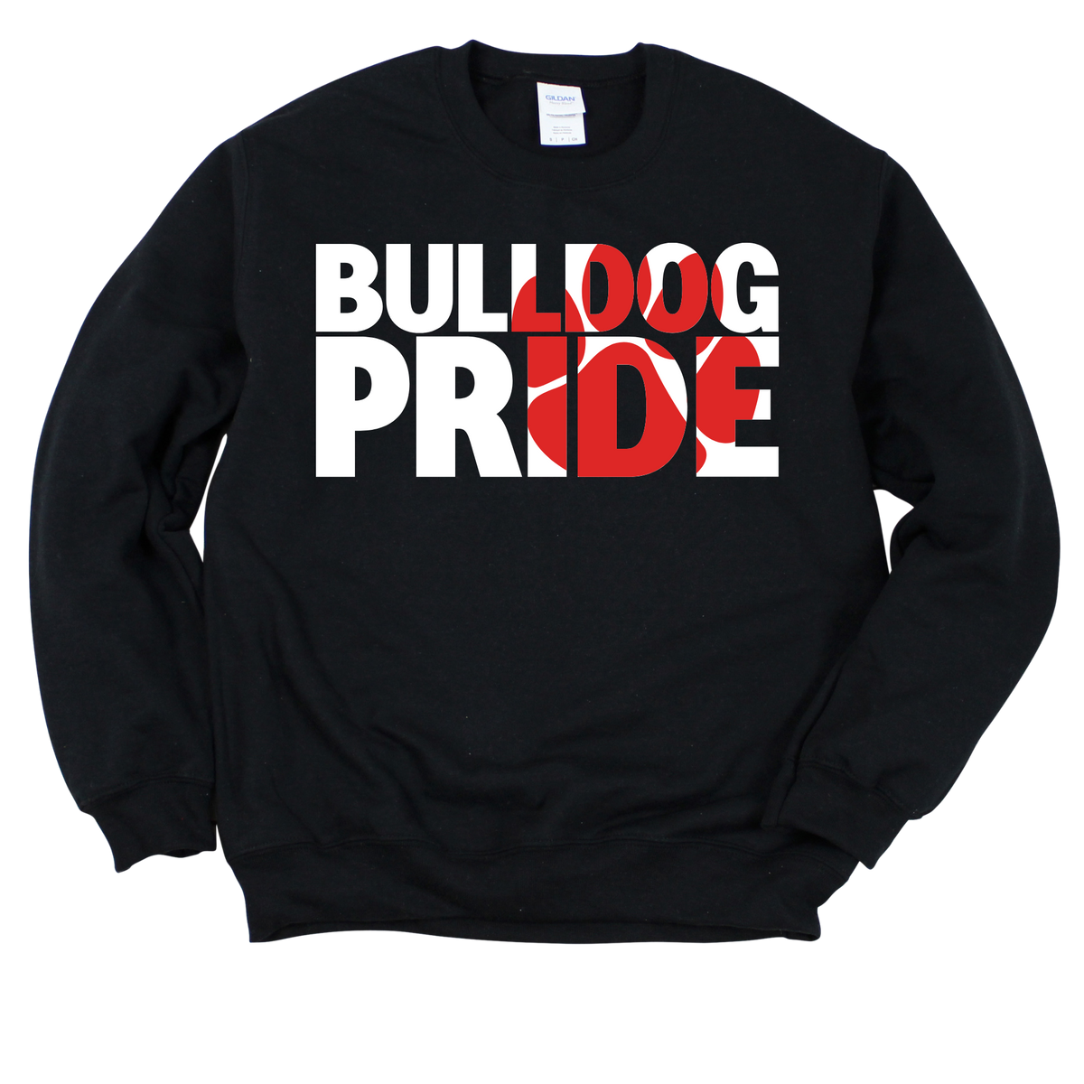 CUSTOM School Pride Colorblock Crewneck Sweatshirt