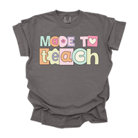 Made to Teach Collage Tee