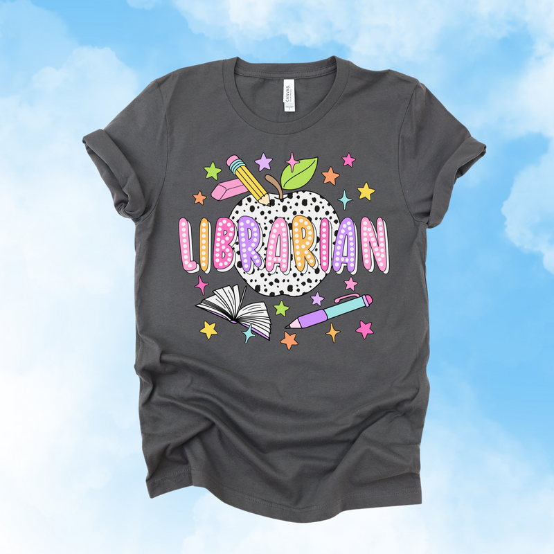 Bright + Spotty Librarian Tee