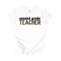 Second Grade Leopard Tee