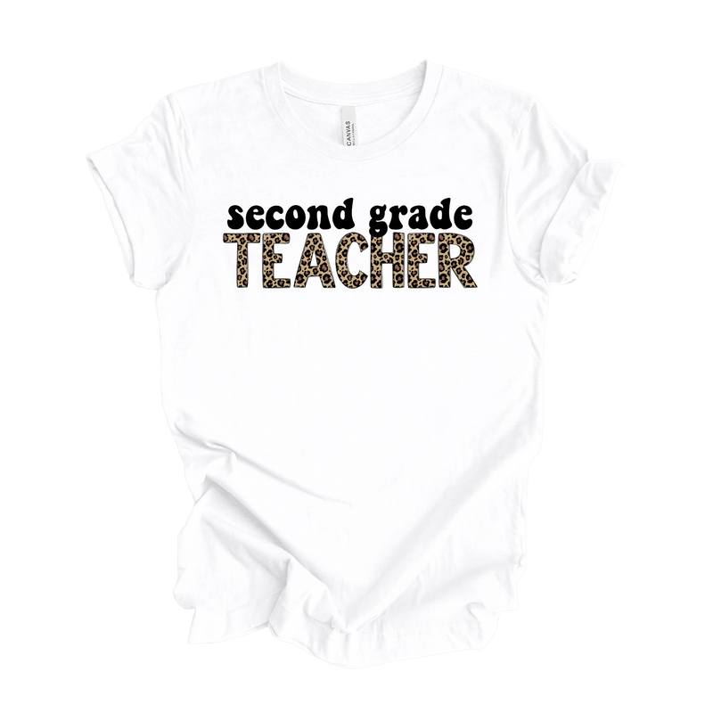 Second Grade Leopard Tee