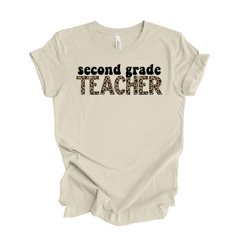 Second Grade Leopard Tee