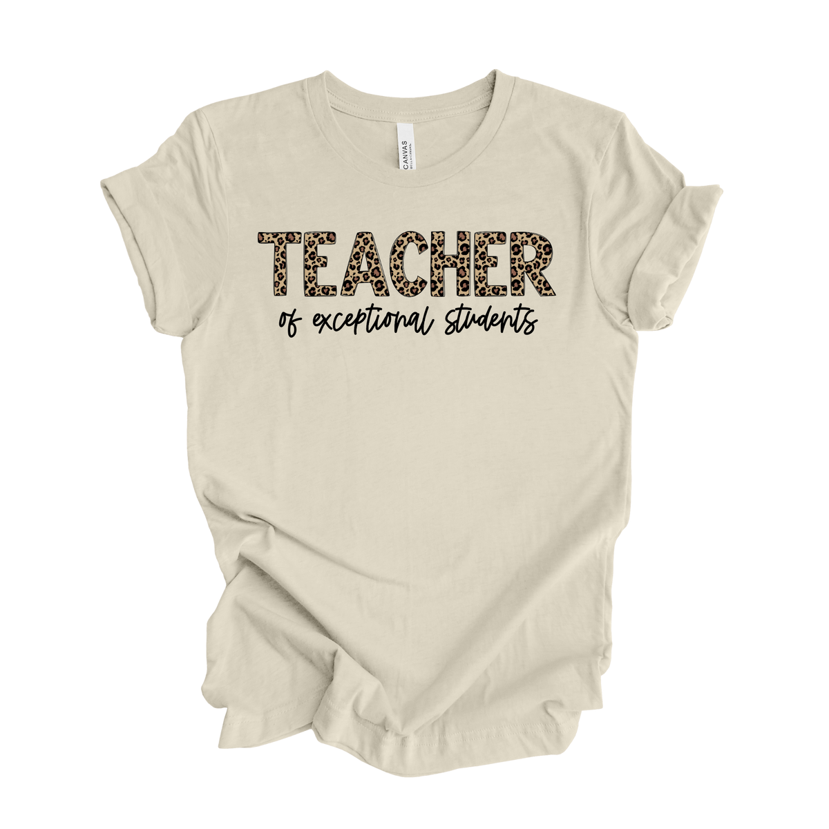 Teacher of Exceptional Students Leopard Tee