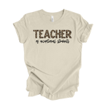 Teacher of Exceptional Students Leopard Tee