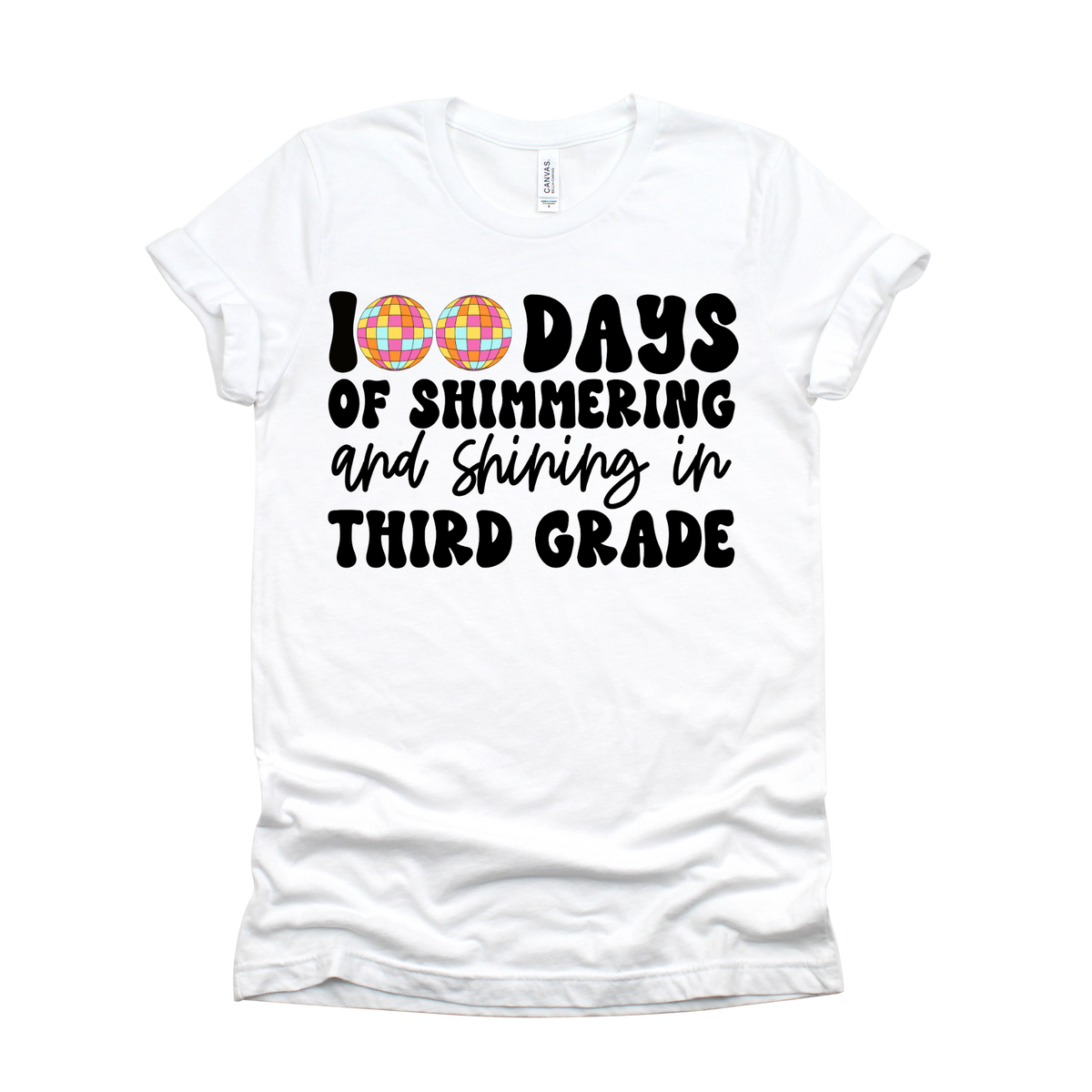 100 Days in Third Grade Tee
