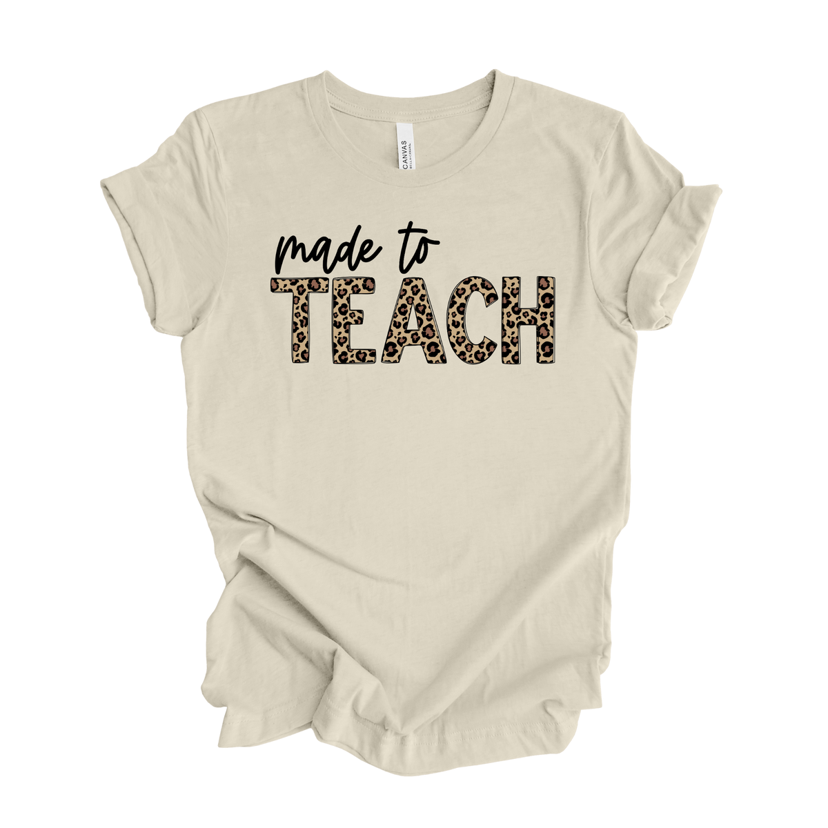 Made to Teach Leopard Tee