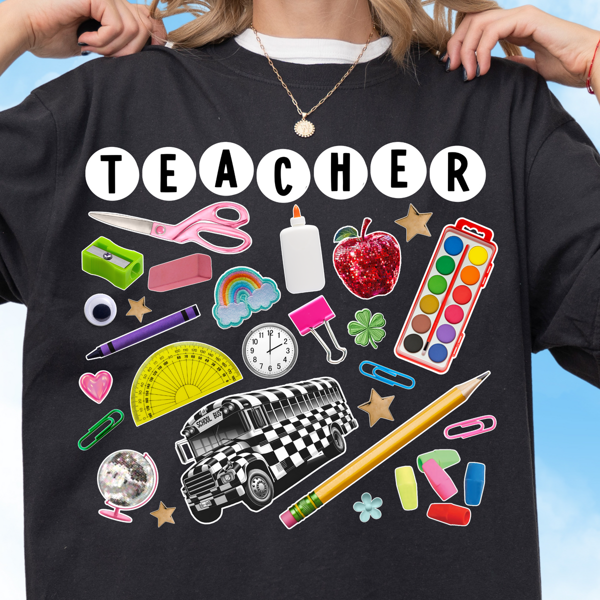 Teacher Collage Tee