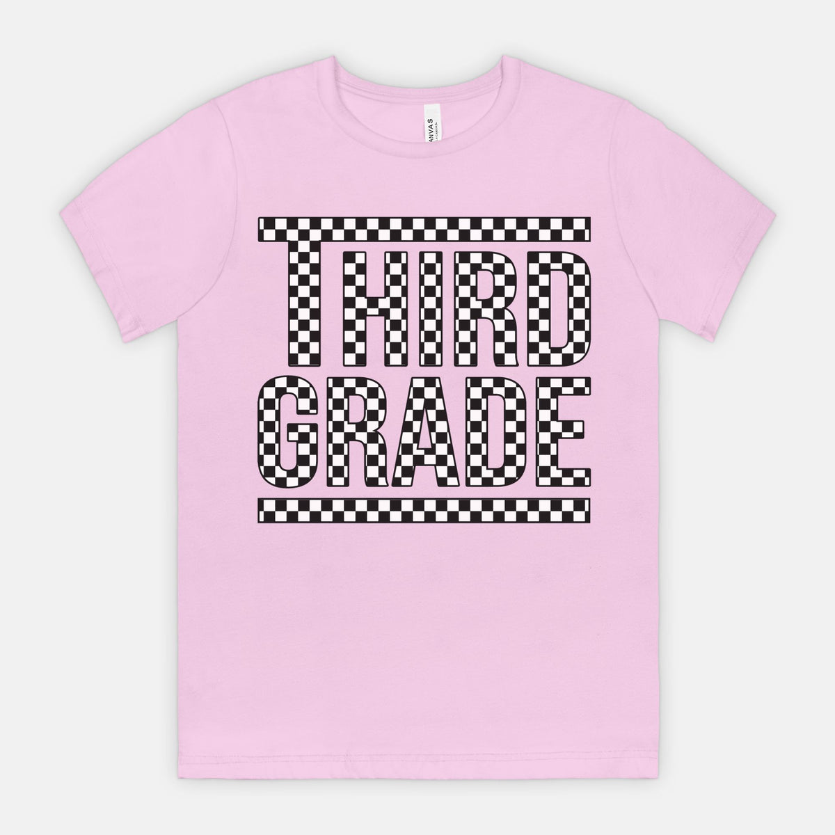 Third Grade Checked Out Tee