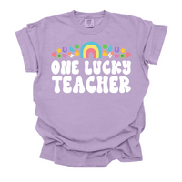 One Lucky Teacher Tee