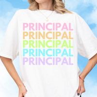 Principal Rainbow Repeat Tee