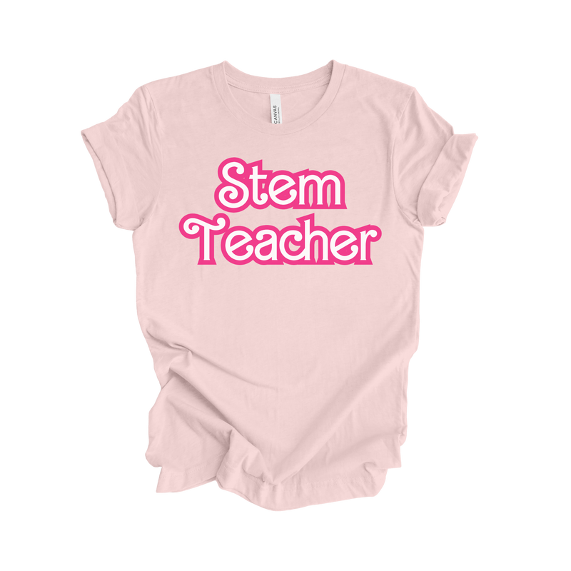 Stem Teacher Retro Barb Tee