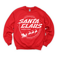 Santa Claus World Tour Crewneck Sweatshirt (Red)