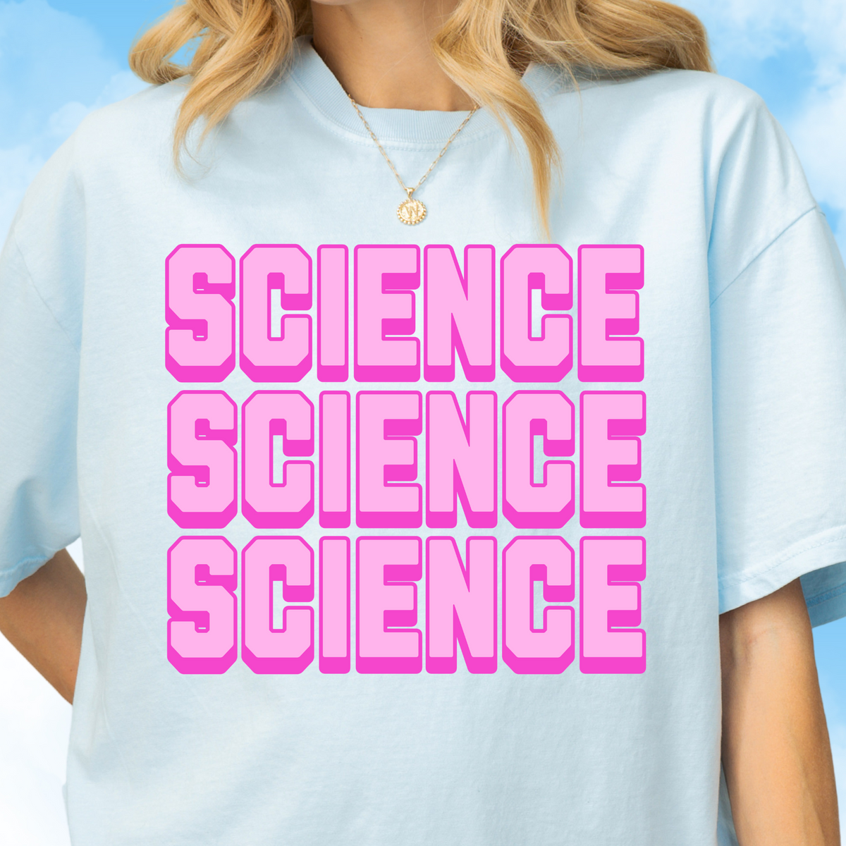 Science Pink Colorblock Tee