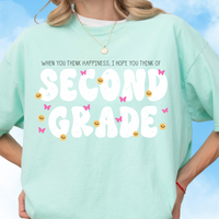 Think Second Grade Tee