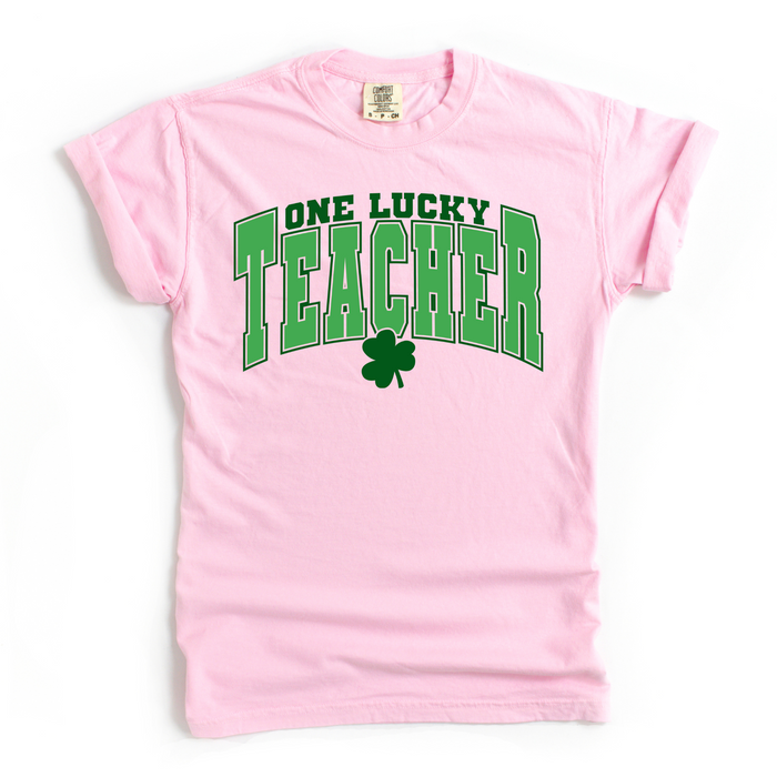 One Lucky Teacher Varsity Tee