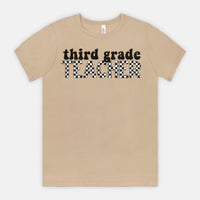 Checkered Third Grade Tee