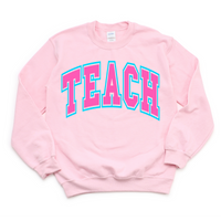 TEACH Varsity Winter Crewneck Sweatshirt