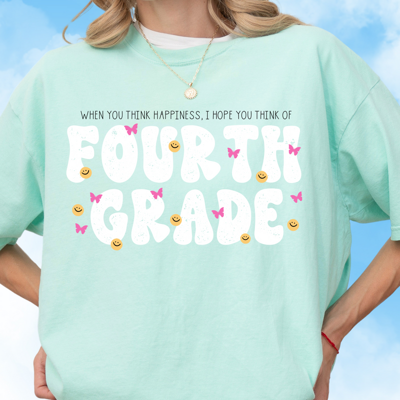 Think Fourth Grade Tee