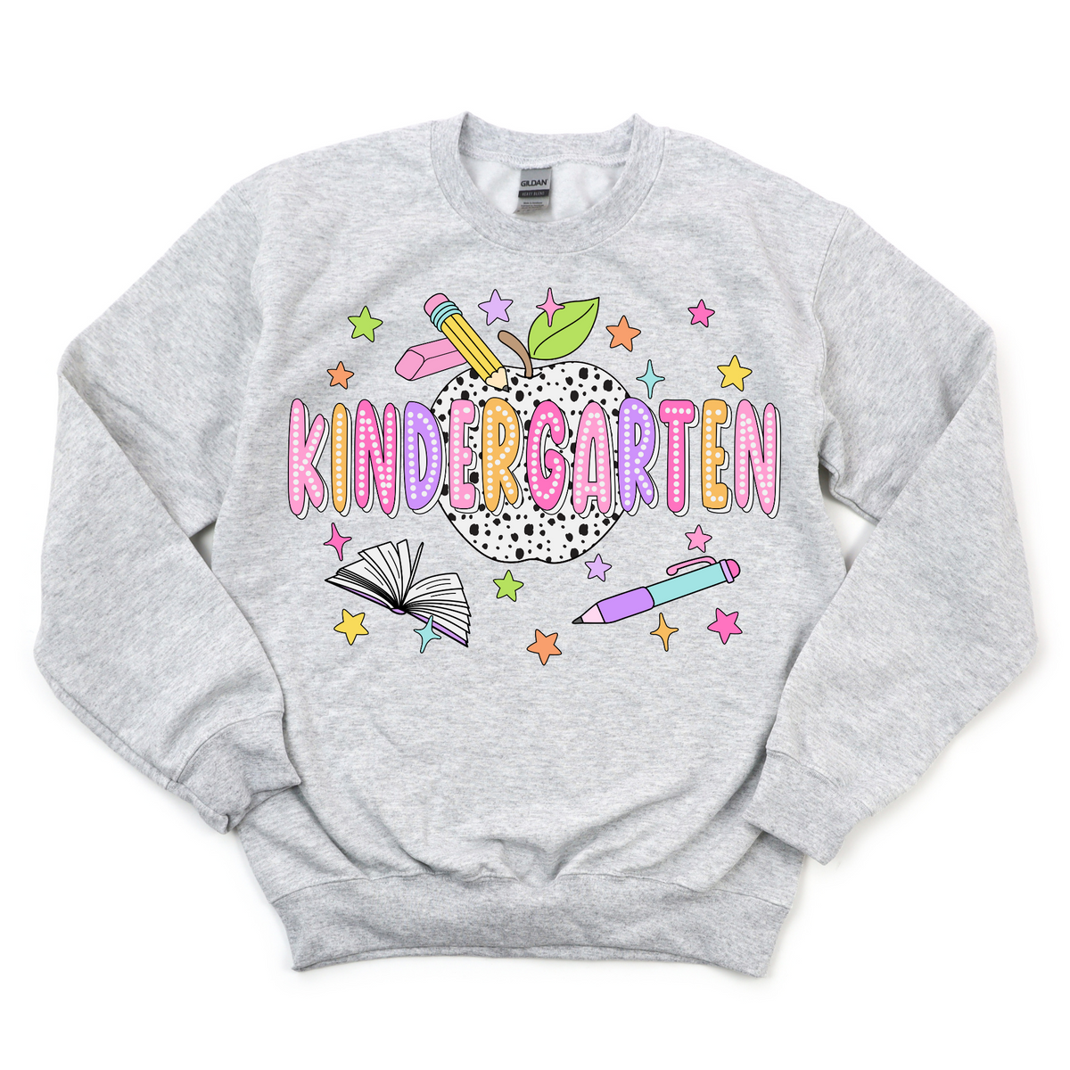 Bright + Spotty Kindergarten Crewneck Sweatshirt