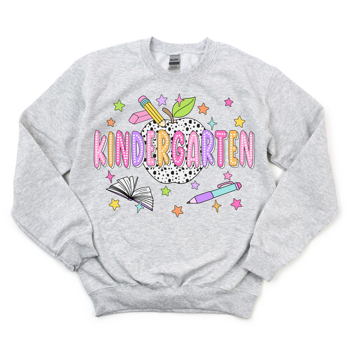 Bright + Spotty Kindergarten Crewneck Sweatshirt