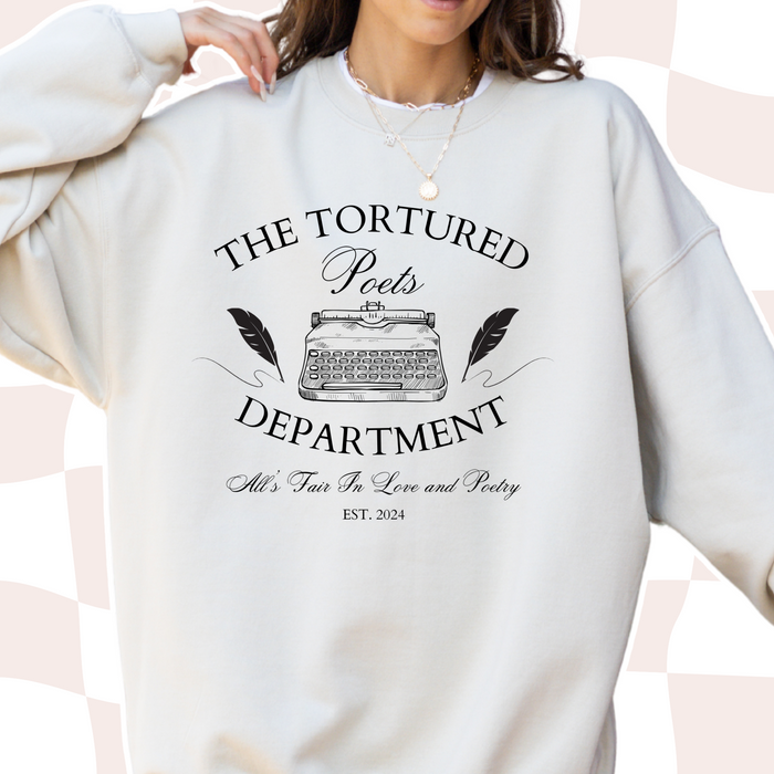 All's Fair in Love and Poetry Crewneck