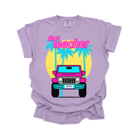 Malibu Teacher Jeep Tee