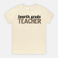 Fourth Grade Leopard Tee