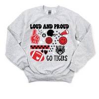 Tiger Loud+Proud Crewneck Sweatshirt