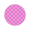 Pink Check Mouse Pad