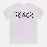 Checkered Teach Tee