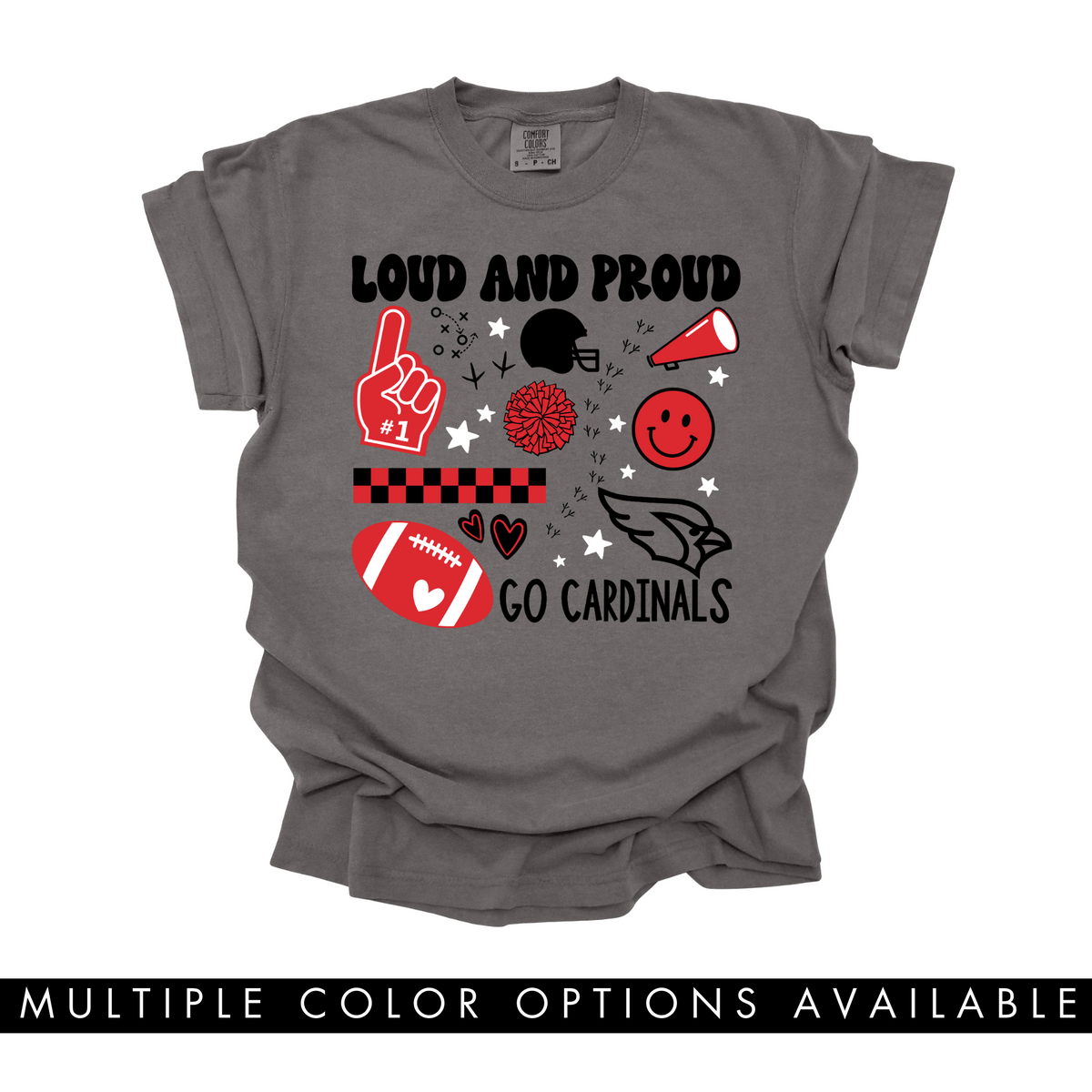 Cardinal Loud + Proud Tee