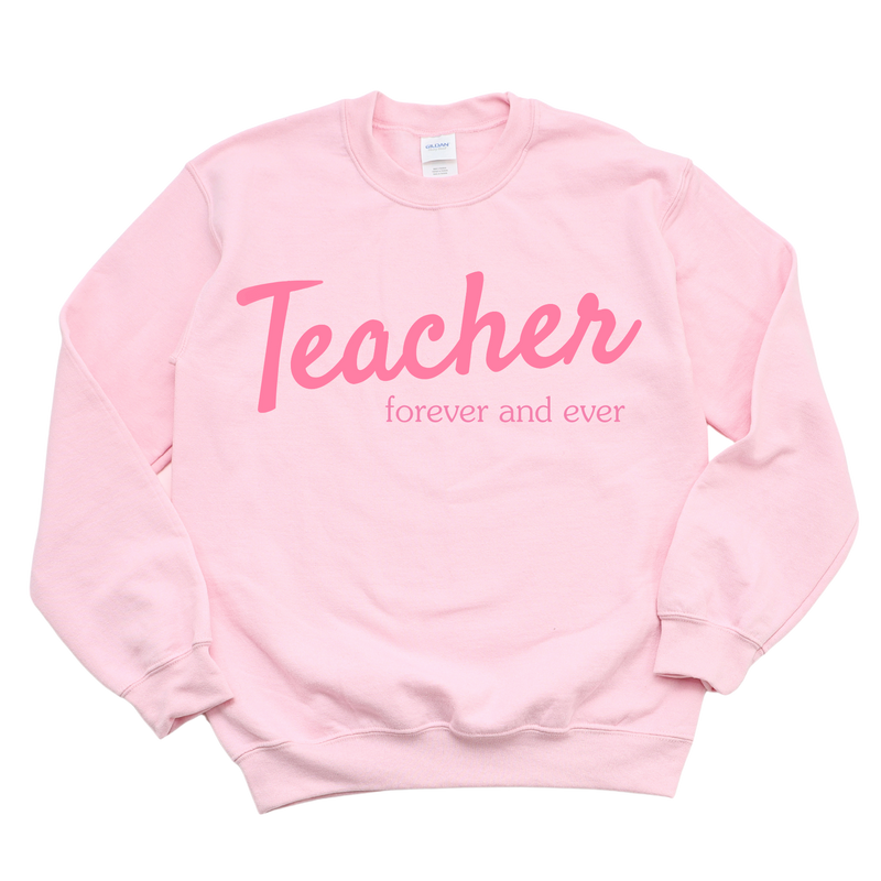 Pink Lover Inspired Forever and Ever Crewneck Sweatshirt