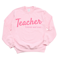 Pink Lover Inspired Forever and Ever Crewneck Sweatshirt