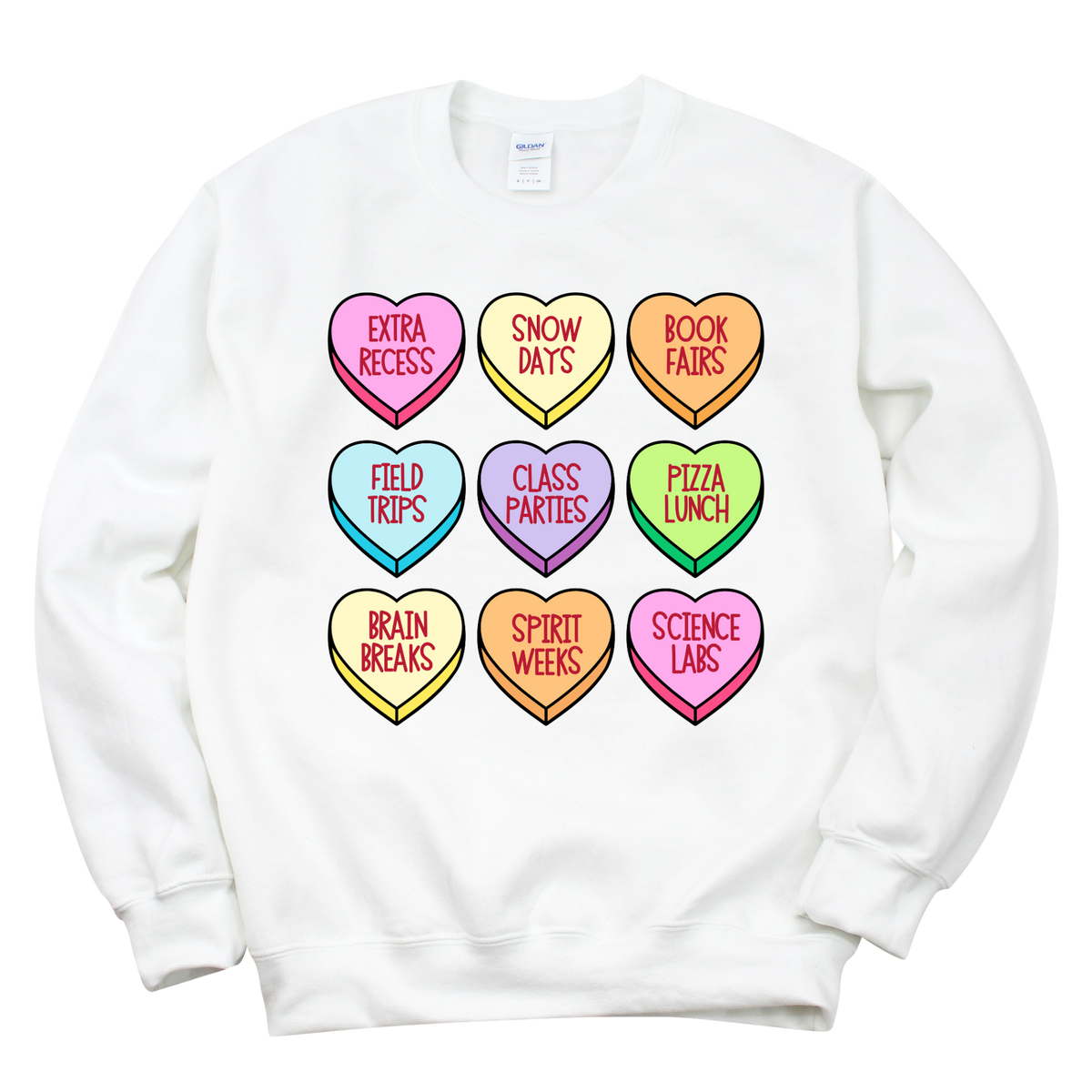 Love for School Crewneck Sweatshirt
