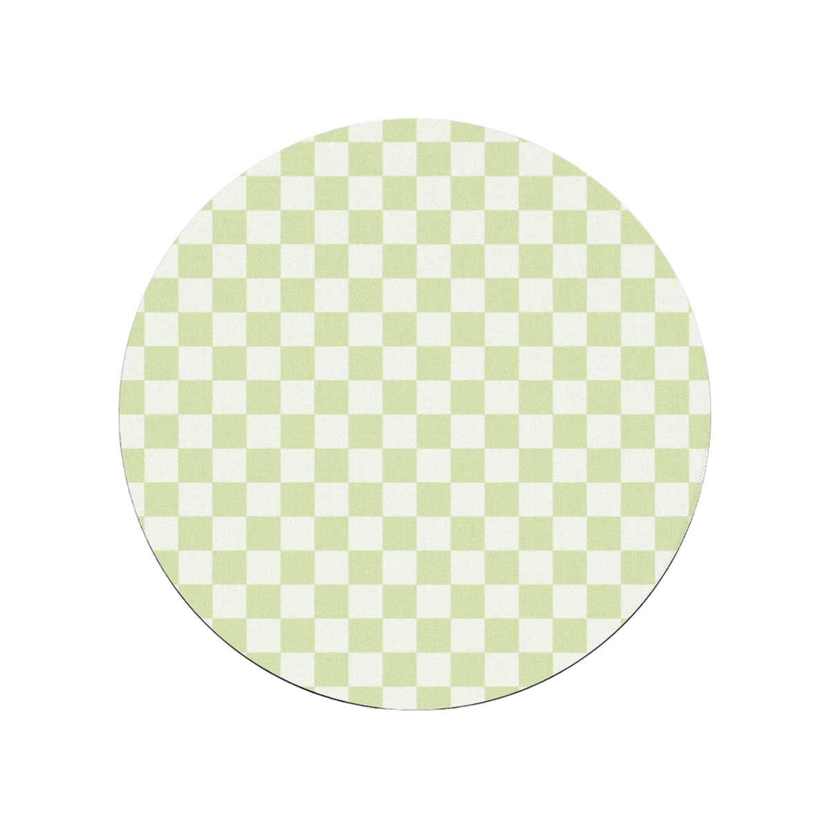 Green Check Mouse Pad